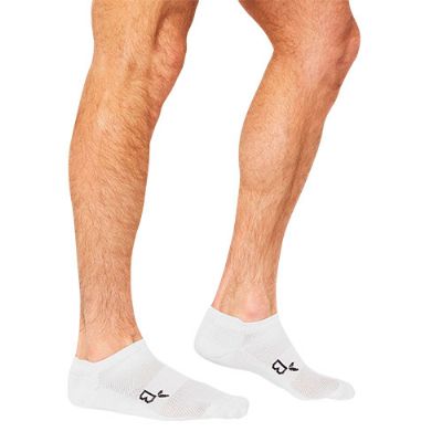 Men\'s Invisible Active Sport Socks hvid str. 39-45 1 stk