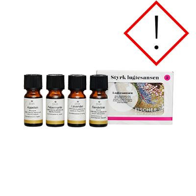 Styrk lugtesansen kit 2, 4 x10 ml æteriske olier 1 pk