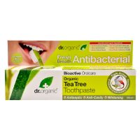 Tandpasta Tea Tree Dr. Organic Indeholder fluor 100 ml