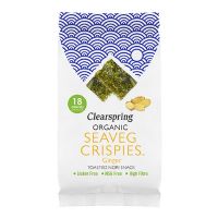 Tang chips Ingefær økologisk (Seaveg Crispies) 4 g