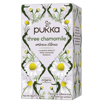 Three Chamomile te økologisk Pukka 20 br