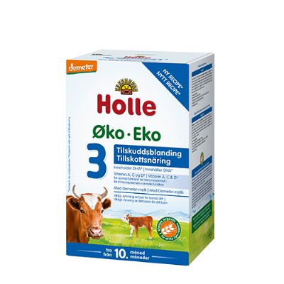 Tilskudsblanding Holle 3 økologisk 2x300 gr. 600 g