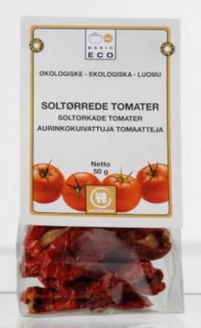 Tomater soltørrede økologisk 50 g