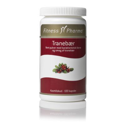 Tranebærkapsler Fitness Pharma 100 kap