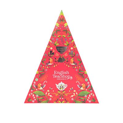 Triangular julekalender rød økologisk 25 br