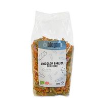 Tricolor pasta skruer økologisk 500 g