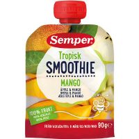 Tropisk frugtsmoothie med mango & æble fra 6 mdr. 90 g