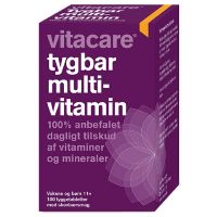 Tygbar Multivitamin til voksne 100 tab