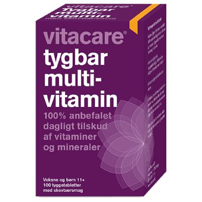 Tygbar Multivitamin til voksne 100 tab