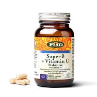 Udo's Choice Super 8 Vitamin C fra 5 år og opefter, mælkesyrebakterier 30 kap