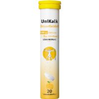 UniKalk Brusetablet m. Lemonsmag 20 tab