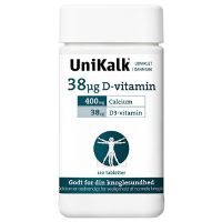 Unikalk 38 µg D-vitamin 120 tab