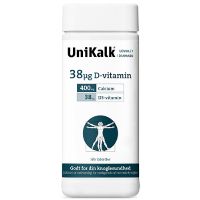 Unikalk D-vitamin 38 µg 180 tab