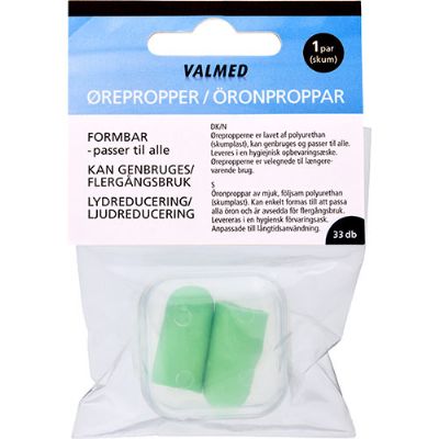 ValMed Ørepropper 1 par 1 pk