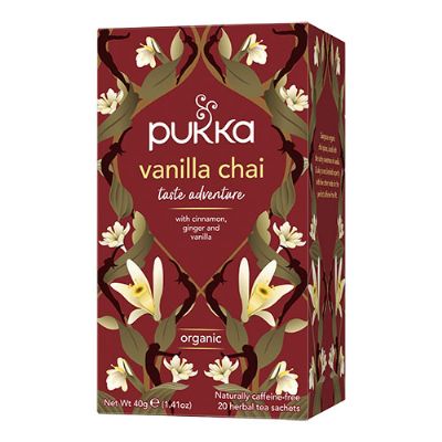Vanilla Chai te økologisk Pukka 20 br