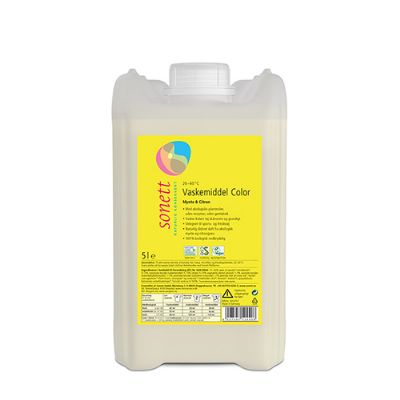 Vaskemiddel color mynte & citron 5 l