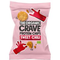 Veganske protein chips m. Sweet chili økologisk 75 g