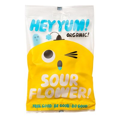 Vingummi Sour flower økologisk 100 g