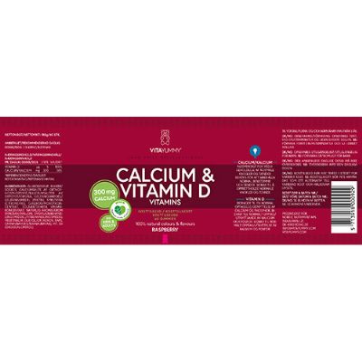 VitaYummy Calcium vitamin D 60 gum