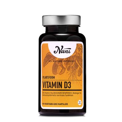 Vitamin D3 på planteform 90 kap