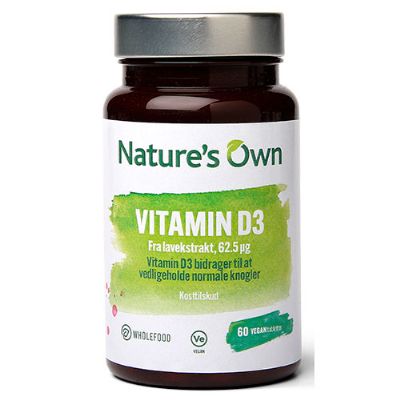 Vitamin D3 vegan udvundet af 60 tab