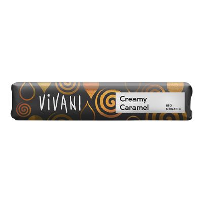 Vivani creamy caramel bar økologisk 40 g