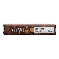Vivani espresso biscotti bar økologisk 40 g