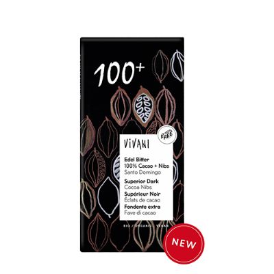 Vivani grand cru 100 % kakao økologisk 80 g