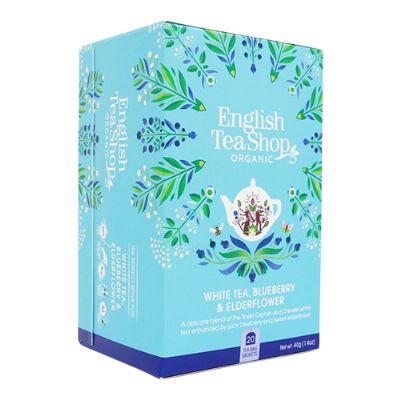 White Tea , Blueberry & Elderflower 20 br. økologisk 20 br