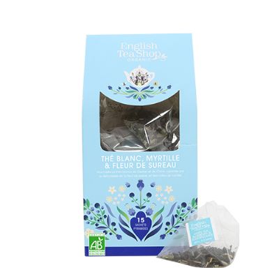 White Tea, Blueberry & Elderflower Tea økologisk 15 br