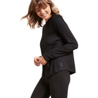 Women's Long Sleeve Hooded T-shirt Black str. XS 1 stk